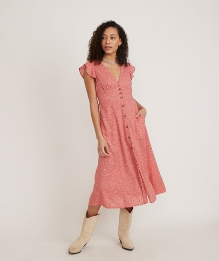 Marine Layer Camila Midi Dress