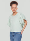 Dex Embroidered Sleeve Top
