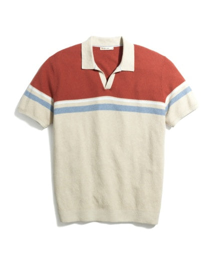 Marine Layer Archive Greyson Pull Polo